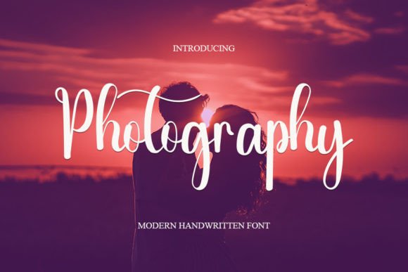 Photography Font Poster 1