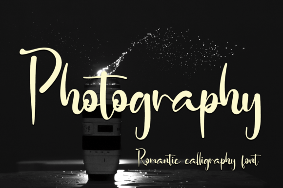 Photography Font Poster 1