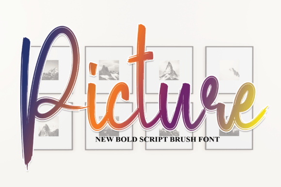 Picture Font Poster 1
