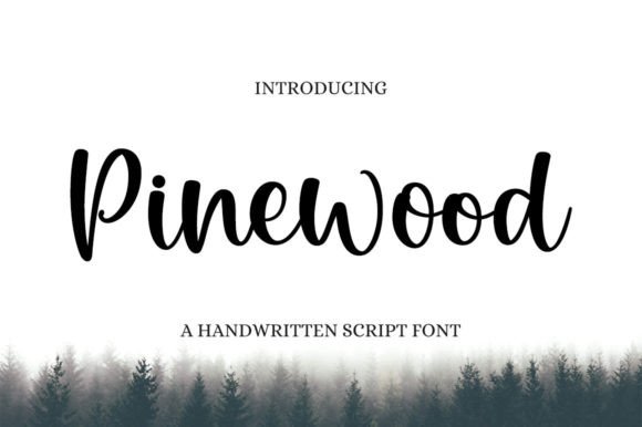 Pinewood Font Poster 1