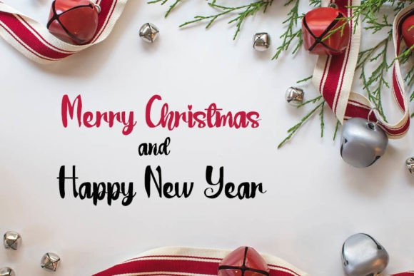 Pink Christmas Font Poster 4