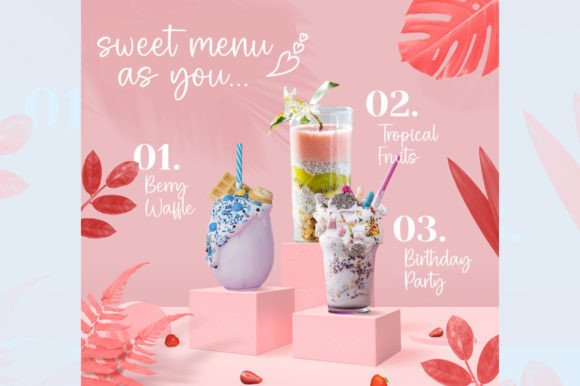 Pink Sugar Font Poster 6