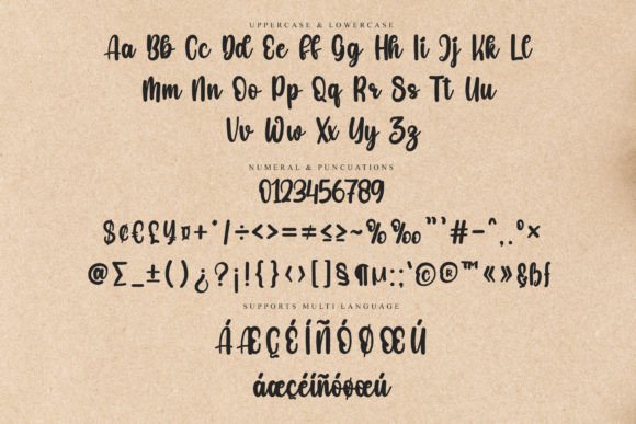 Plaid Font Poster 6