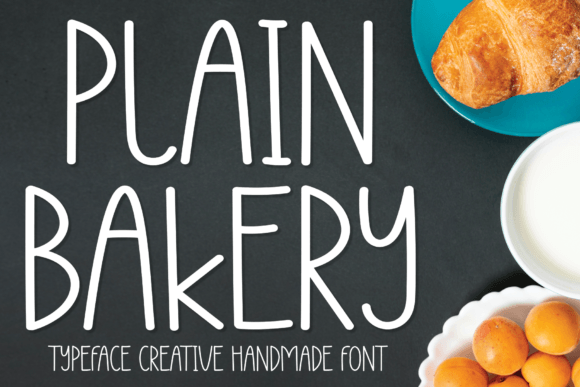 Plain Bakery Font Plain Bakery Font Poster 1