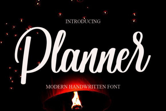 Planner Font