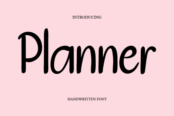 Planner Font