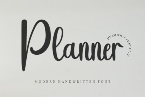 Planners Font Poster 1