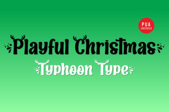 Playful Christmas Font Poster 1