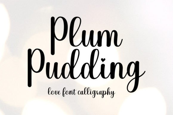 Plum Pudding Font
