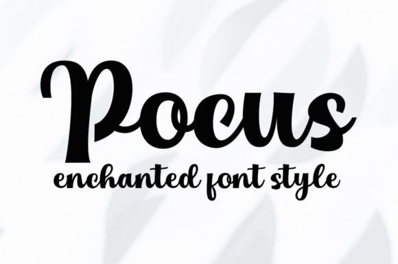 Pocus Font Poster 1