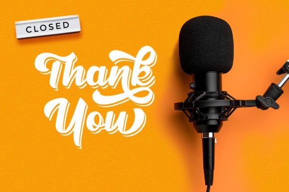 Podcast Font Poster 14