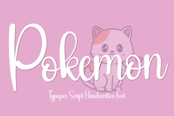 Pokemon Font Poster 1