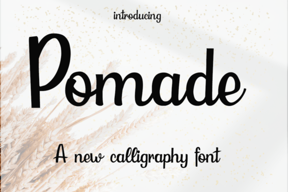 Pomade Font Poster 1