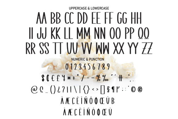 Popcorn Font Poster 7