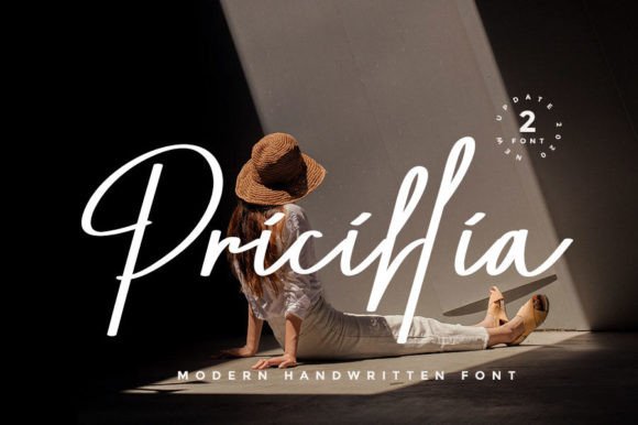 Pricillia Font Poster 1