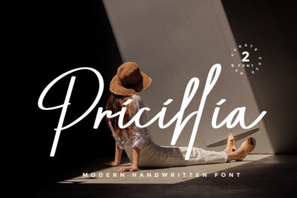 Pricillia Font Poster 1