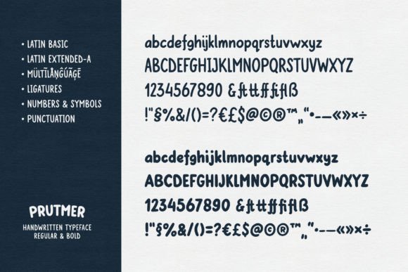 Prutmer Font Poster 2
