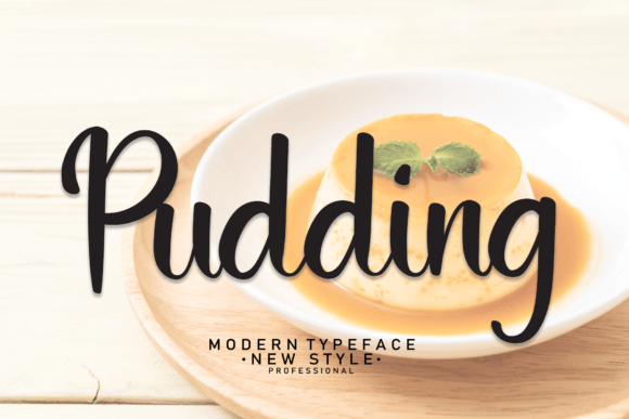 Pudding Font Poster 1