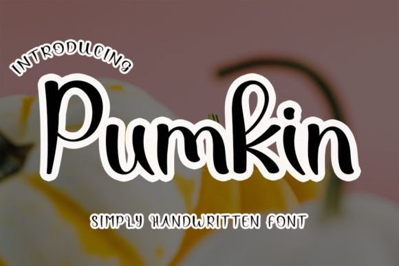 Pumkin Font Poster 1