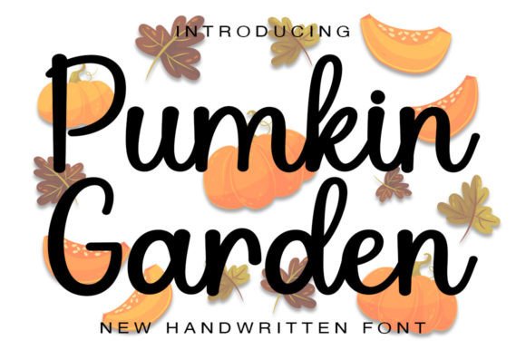 Pumkin Garden Font Poster 1