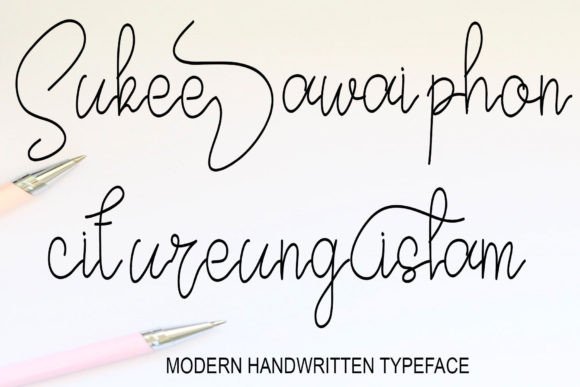 Putri Echty Font Poster 4