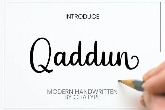 Qaddun Font Qaddun Font Poster 1