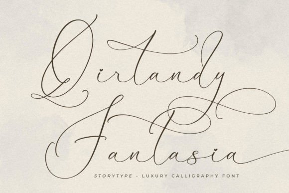 Qirtandy Fantasia Font Poster 1