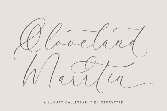 Qloveland Marrtin Font Poster 1