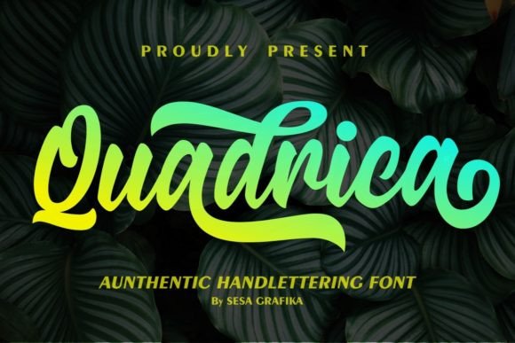 Quadrica Font