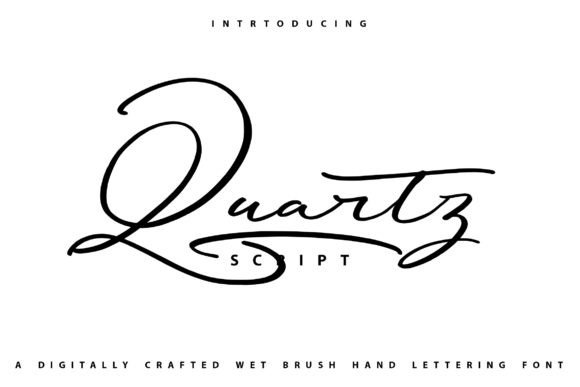 Quartz Font Poster 4