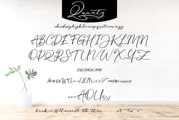 Quartz Font Poster 5