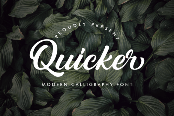 Quicker Font Poster 1