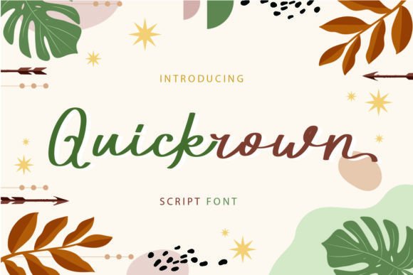 Quickrown Font Poster 1