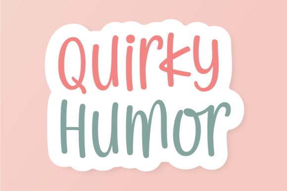 Quirky Humor Font Poster 1