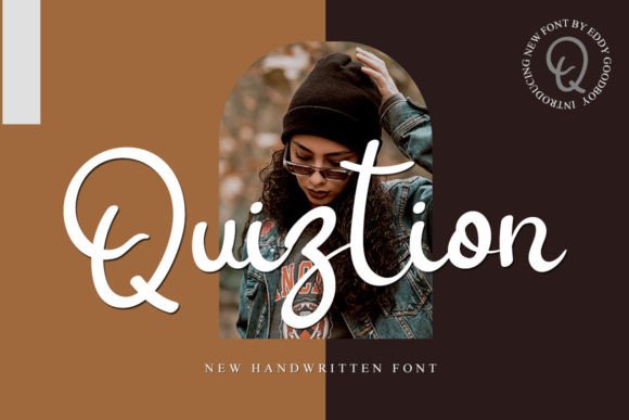 Quiztion Font Poster 1