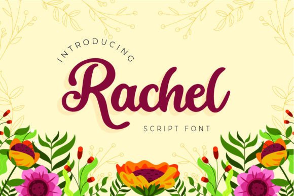 Rachel Font Poster 1