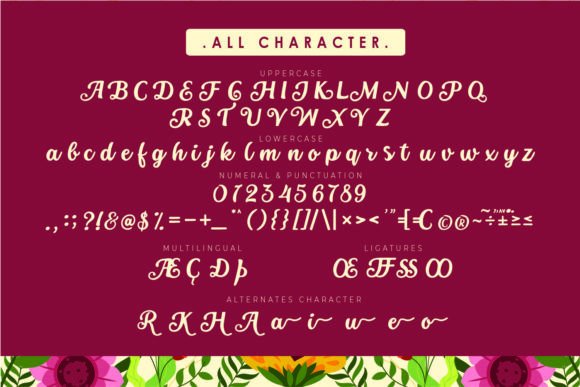 Rachel Font Poster 6