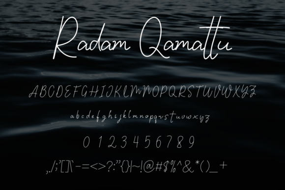 Radam Qamattu Font Poster 4