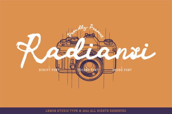 Radiansi Font Poster 1