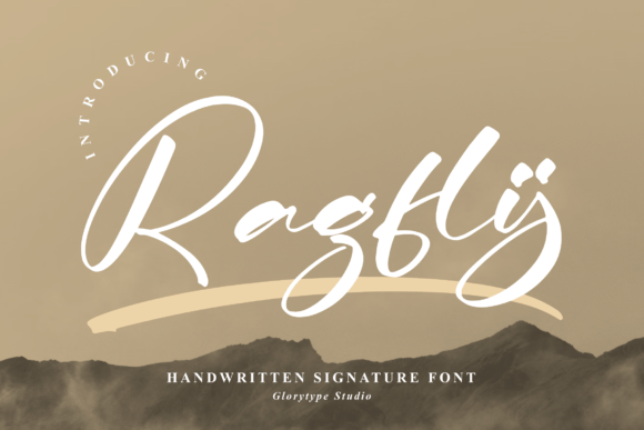 Ragflij Font Poster 1