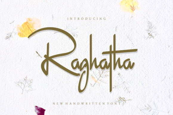 Raghatha Font Poster 1