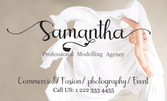Railina Font Poster 3