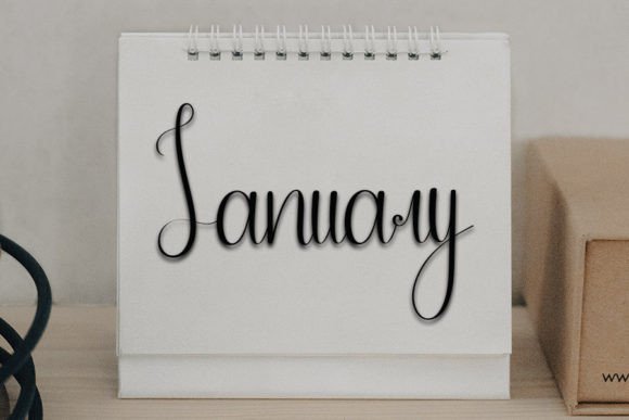 Rain Font Poster 4