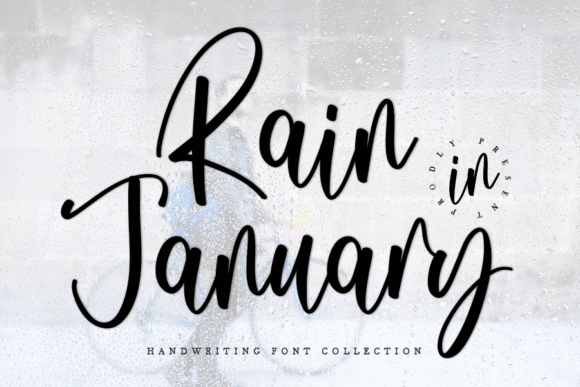 Rain in January Font