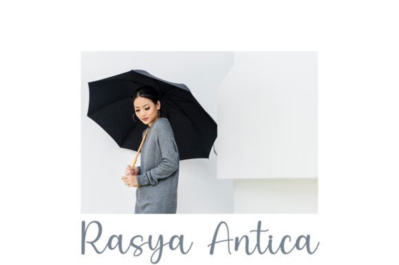 Rain in November Font Poster 2