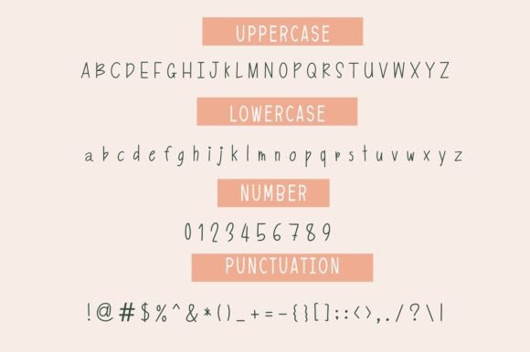 Rainbow Sleep Font Poster 2