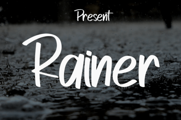 Rainer Font Poster 1