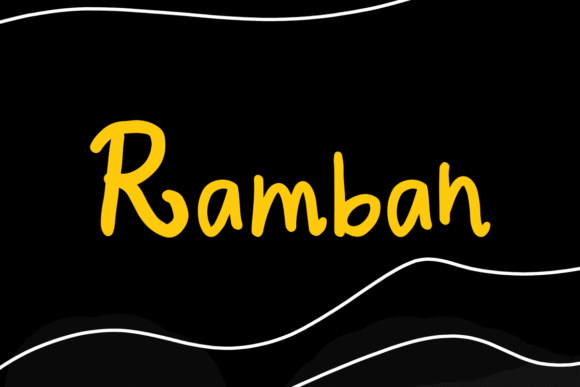 Ramban Font