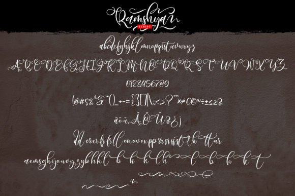 Ramshya Font Poster 5