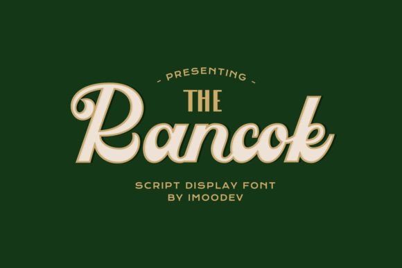 Rancok Font Poster 1